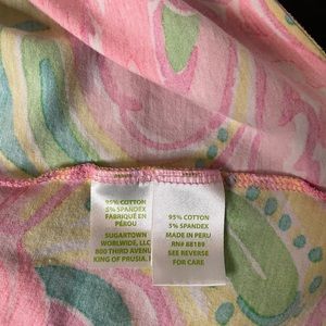 Lilly Pulitzer Pink Flamingo V Neck T Shirt